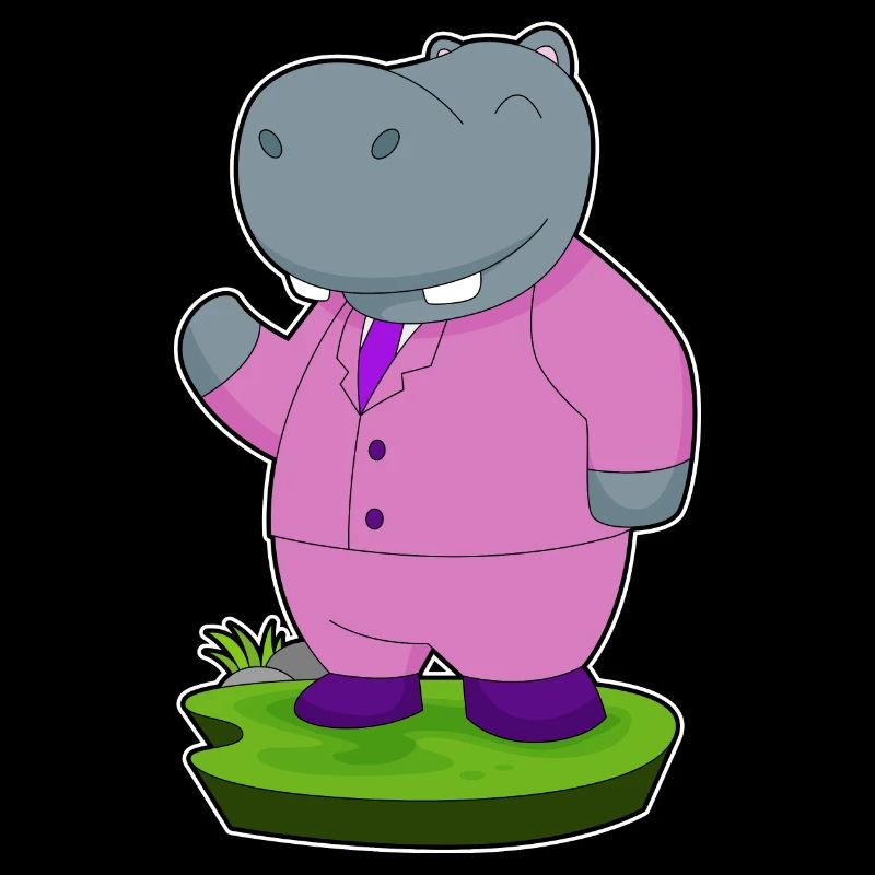 Hippo Groom Suit Wedding