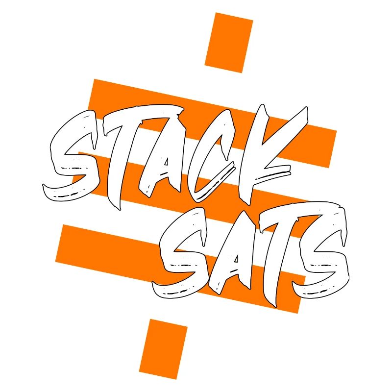 Bitcoin Satoshi BTC Stack Sats Hodl Crypto Logo