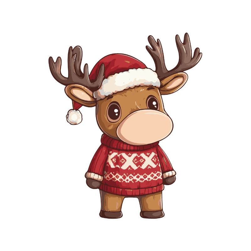 Bande dessinée de Noël de l’orignal