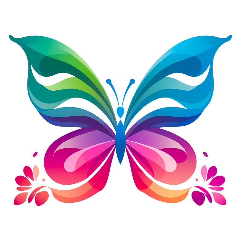 Regenbogen Schmetterling
