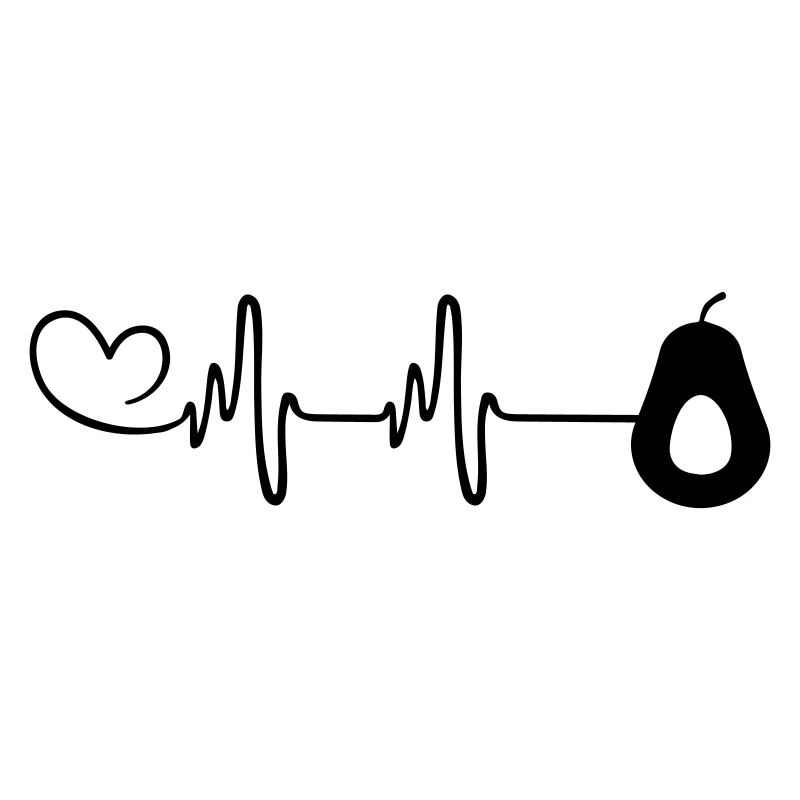 Avocado pulse heartbeat