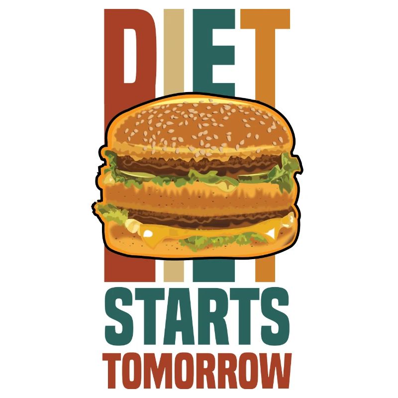 le régime commence demain (hamburger)