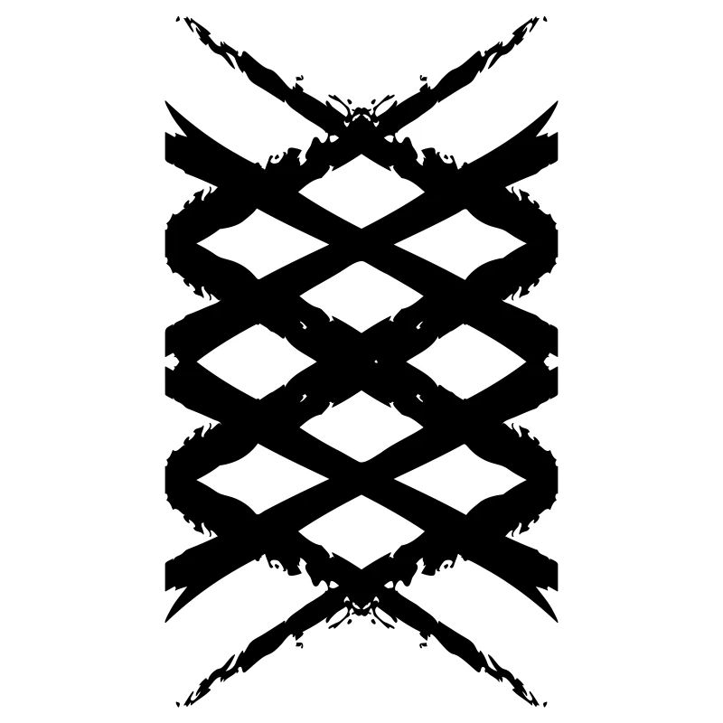 Diamonds Art Cross Pattern | Graphique vectoriel