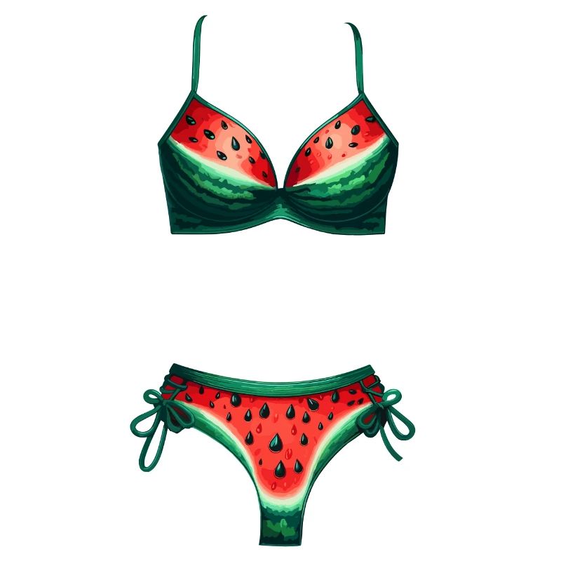 Chemise de bikini pastèque Cadeau pastèque