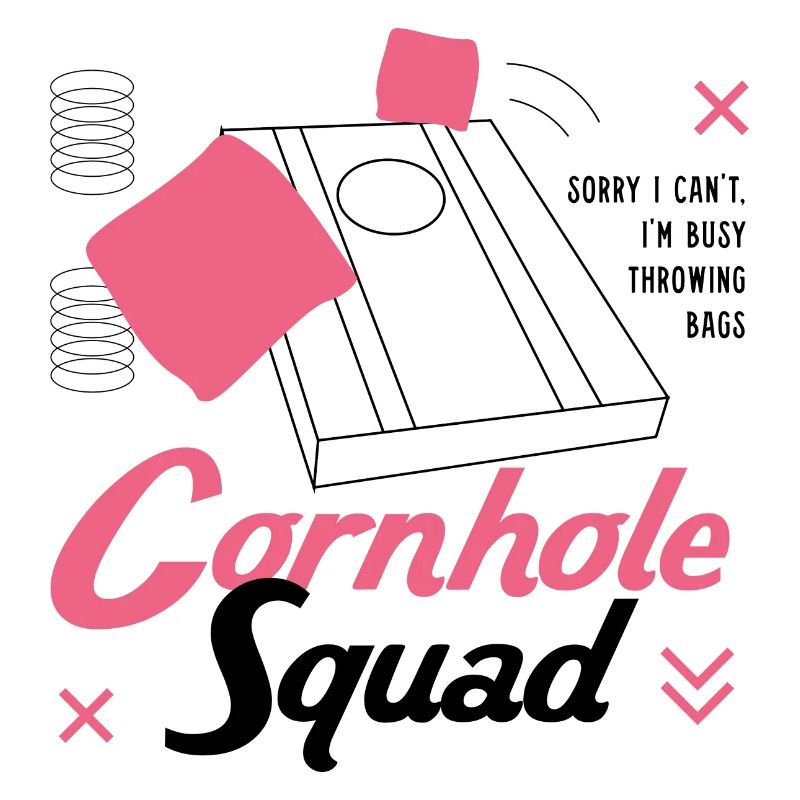 Cornhole Squad Ironisches Sprichwort Sackwerfen