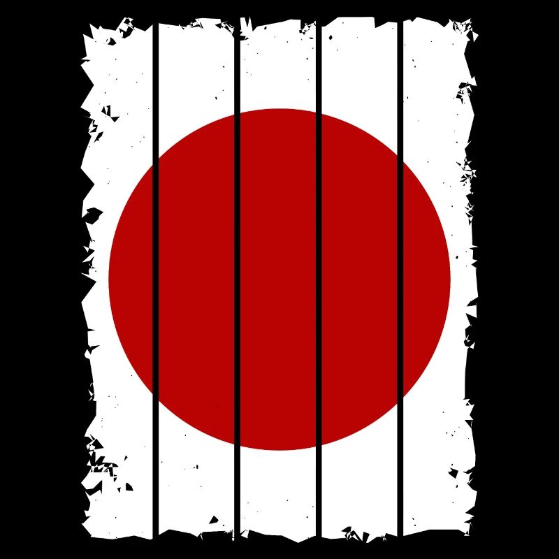 Drapeau du Japon utilisé Look Nihon drapeau japonais
