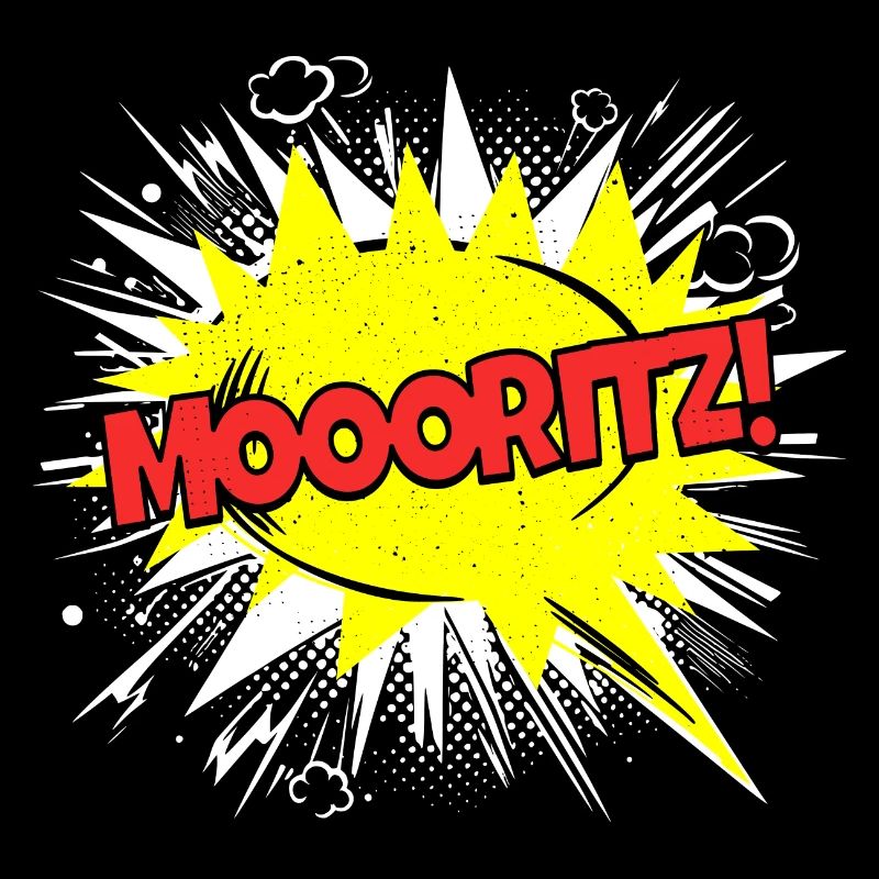 Moritz Name Funny Speech Bubble Moooritz!