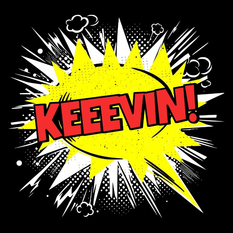 Kevin Name Funny Speech Bubble Keeevin!