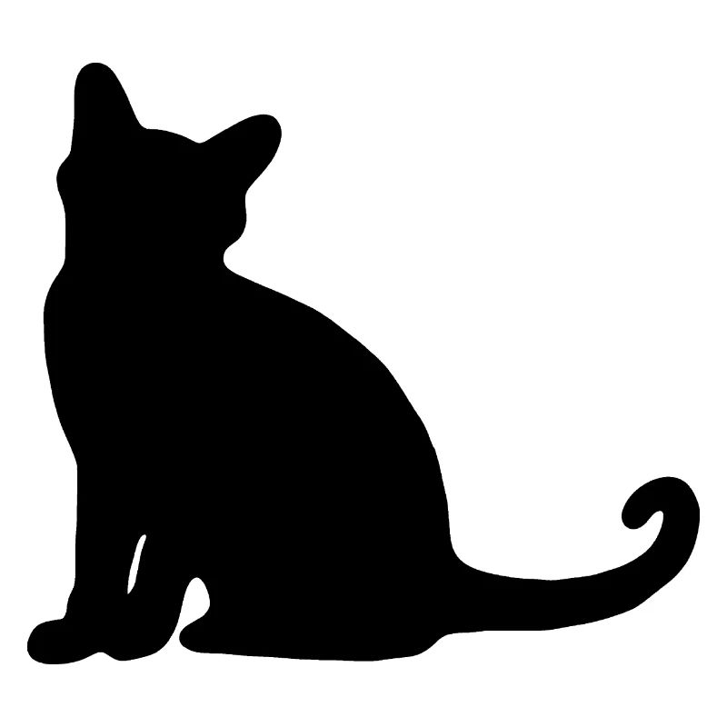 Chat silhouette siège
