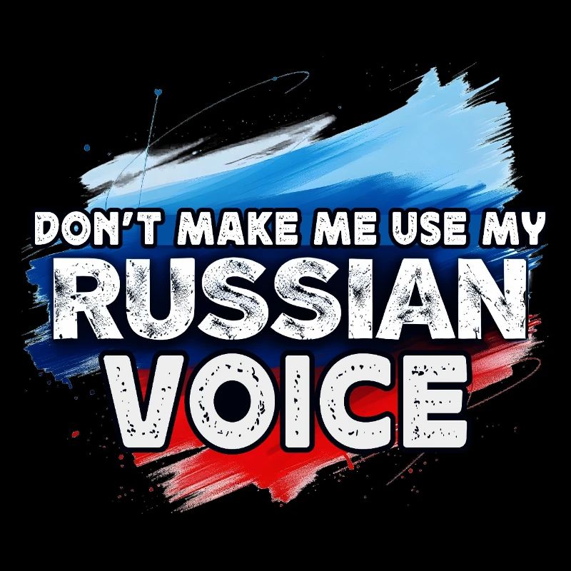 Ne me forcez pas à utiliser ma voix russe
