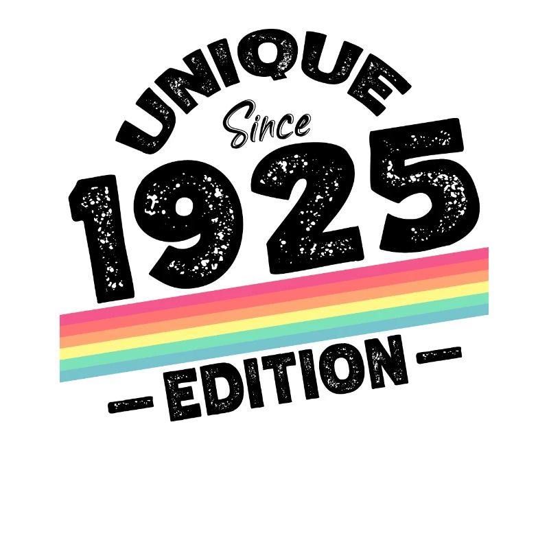 Unique Since 1925 Edition Birthday Vintage 1925