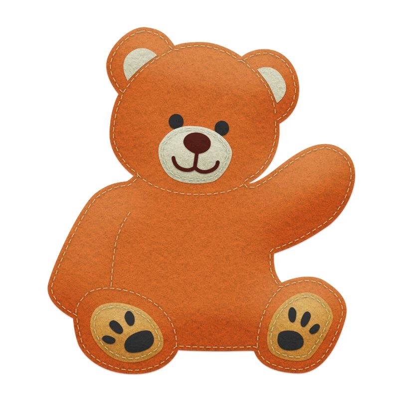 Felt Teddy