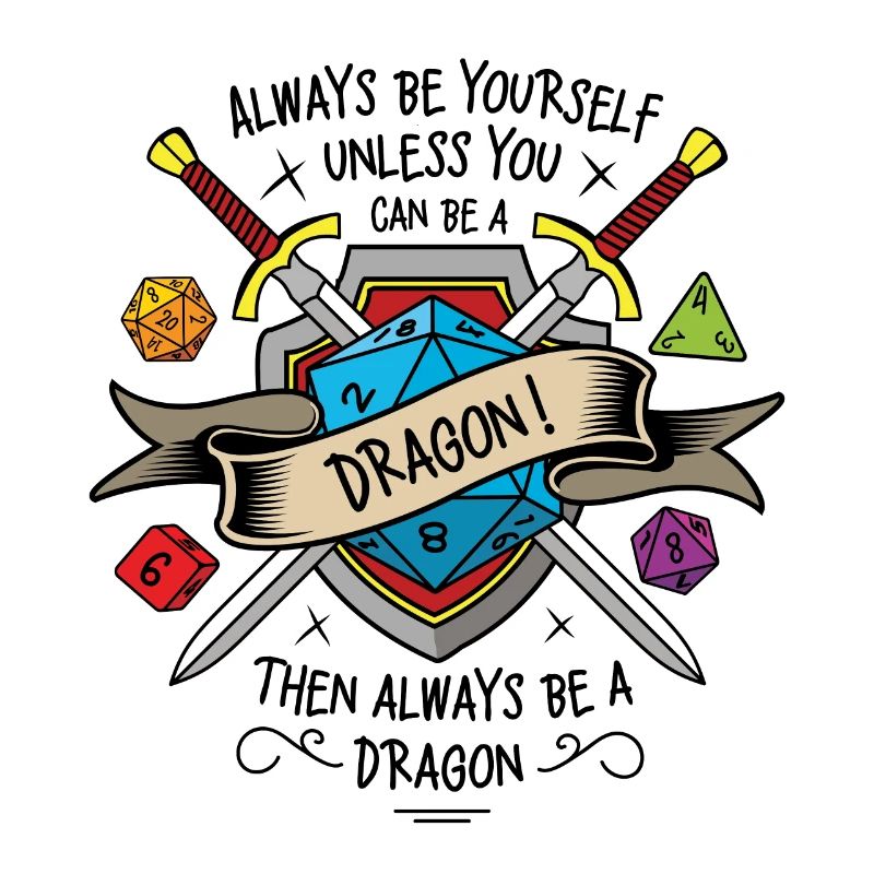 Sei immer du selbst, es sei denn, du kannst ein Drache sein