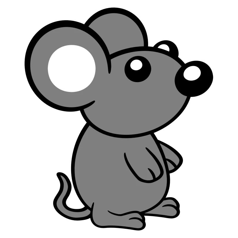 Mouse Mouse Cute Little Rat Rodent Friendly