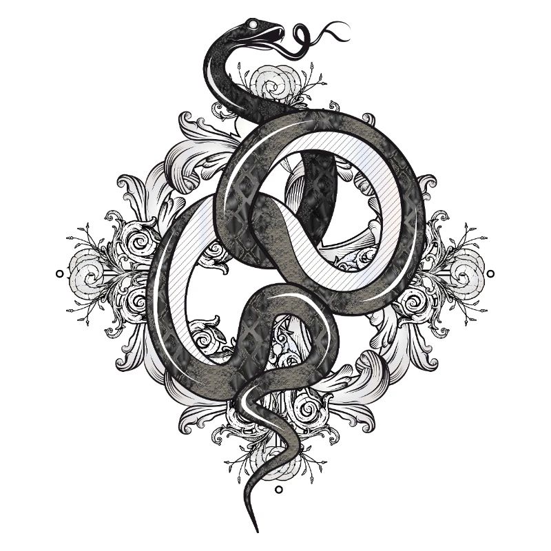 Mystical Snake Ornament – Elegant & Powerful