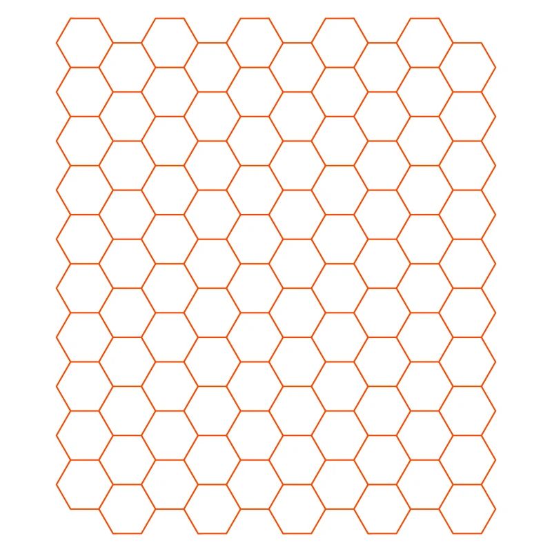 Futuristic Hexagon Pattern Design
