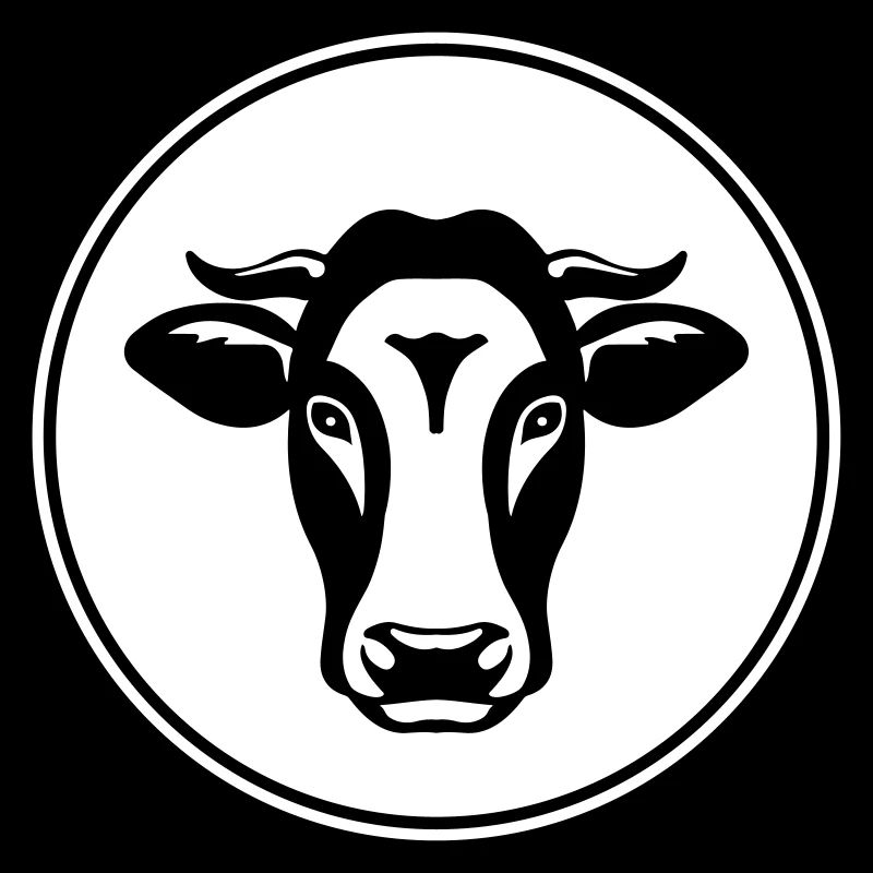 cercle de boeuf tête de vache