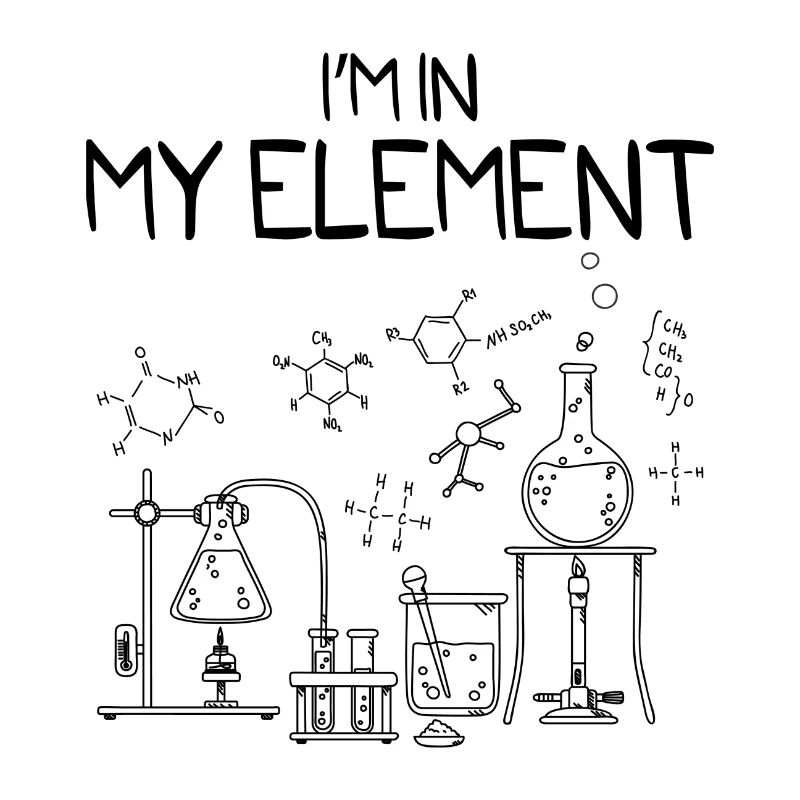 Elemente Chemie Labor Kolben Geschenk