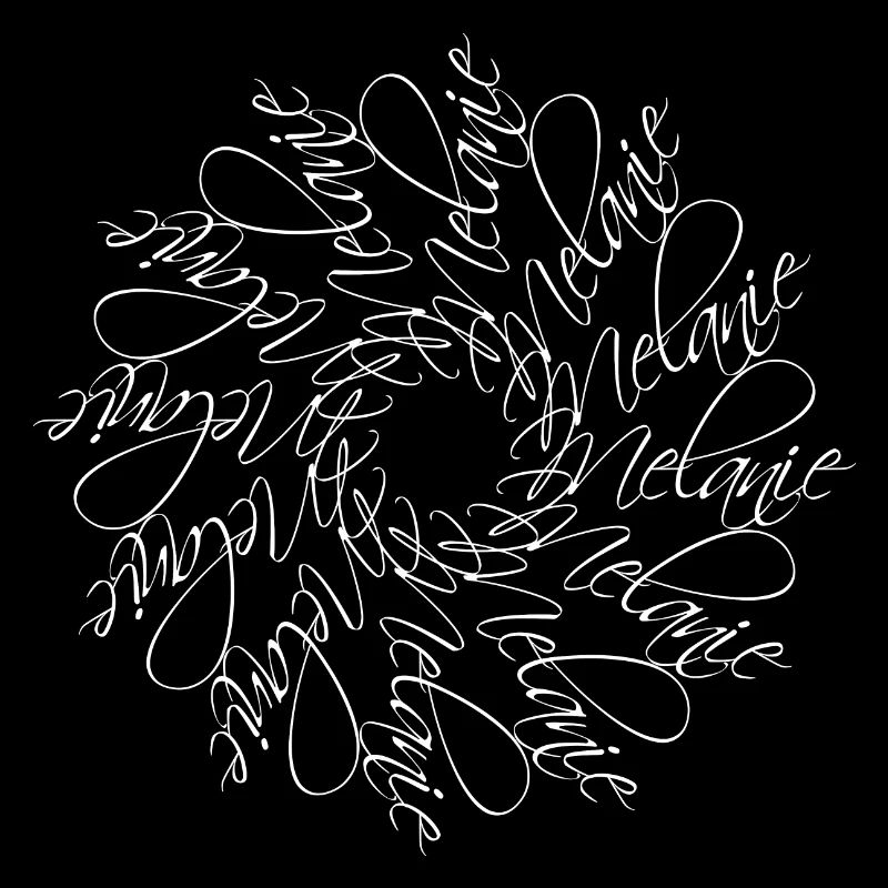 Melanie Name Mandala