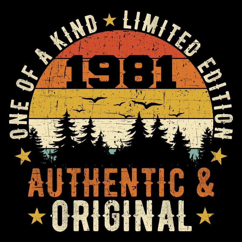 Original 1981 Geburtstagsgeschenk 1981 authentisch