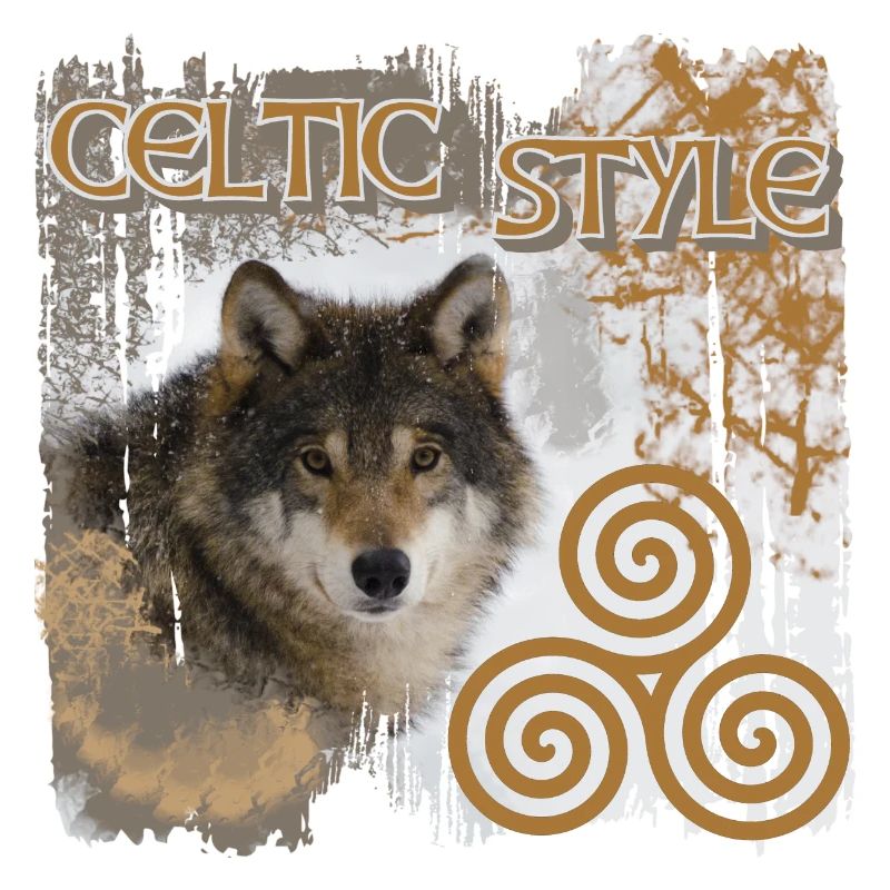 celts 9 with wolf and triskele
