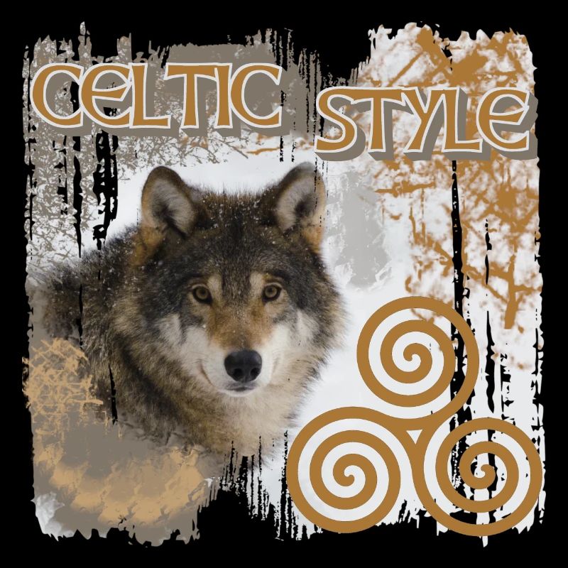 celts 9 with wolf and triskele
