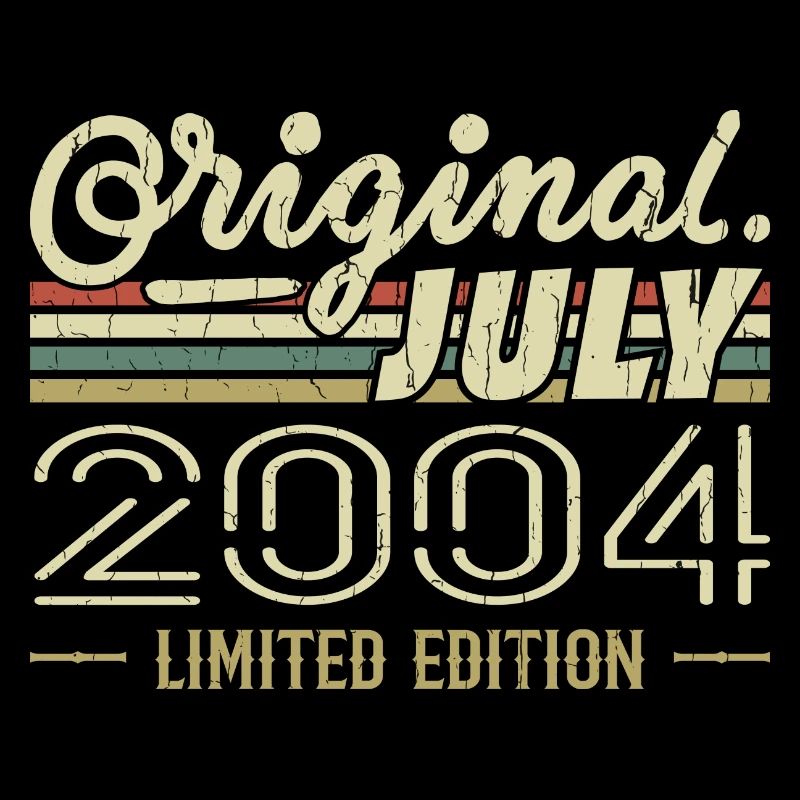 Juli 2004 Original Geburtstagsgeschenk 2004