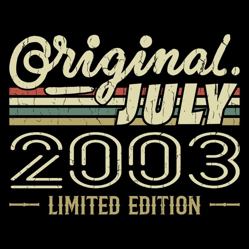 July 2003 Original Birthday Gift 2003