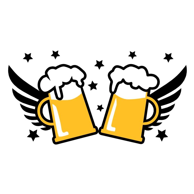 2 litres de bière aile Bierkruege 3c Prost