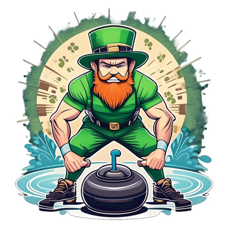 Curling Trèfle de la Saint-Patrick