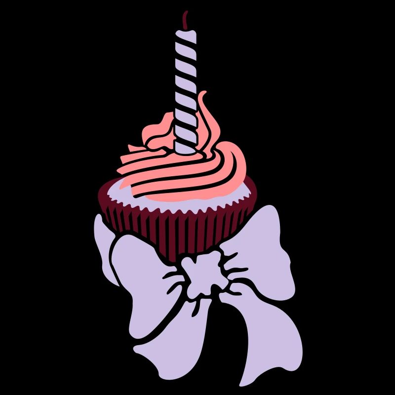 birthday cupcake / Geburtstagsmuffin (e, 2c)