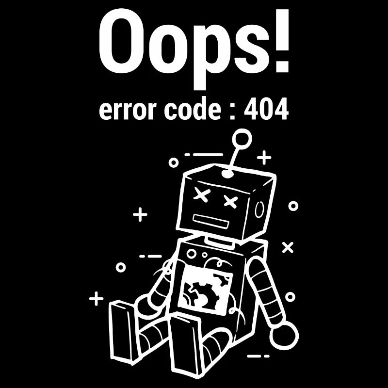 Graphique Oups Error 404