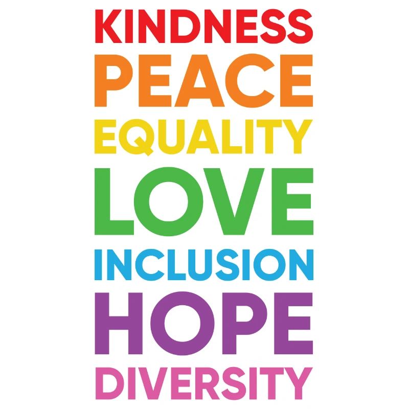 Human Peace Equality Kindness Diversity