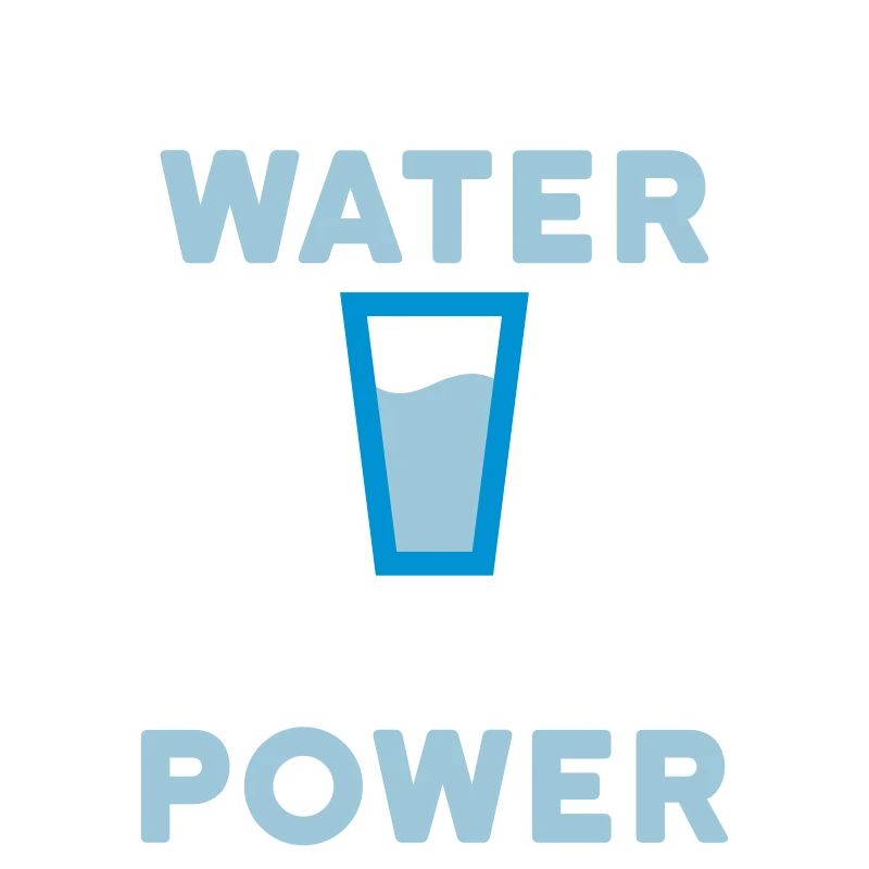 Pas d’eau pas d’électricité (boire du verre avec de l’eau)