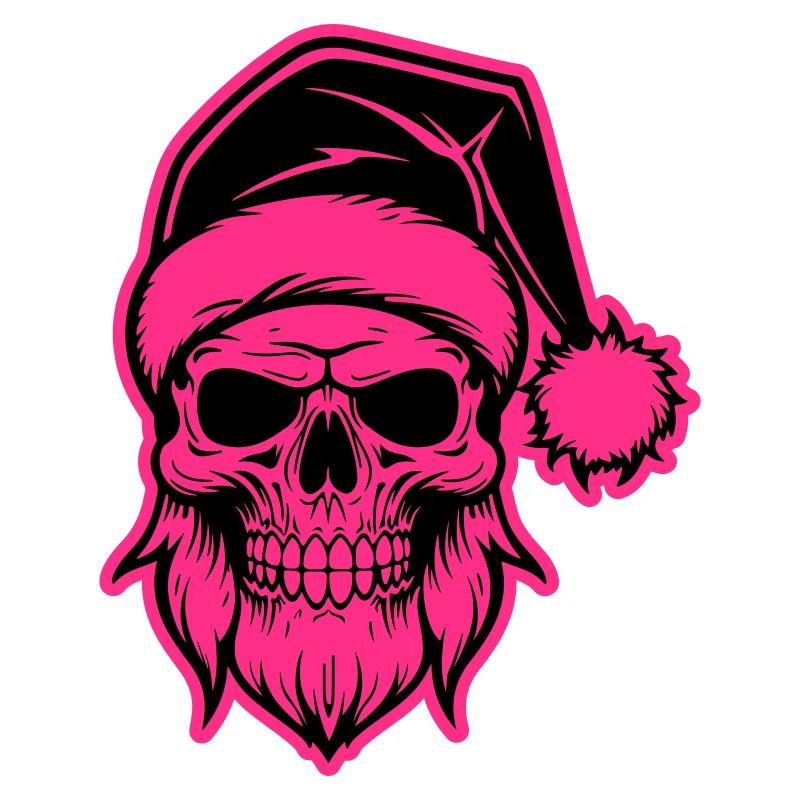 Weihnachtsmann Totenkopf