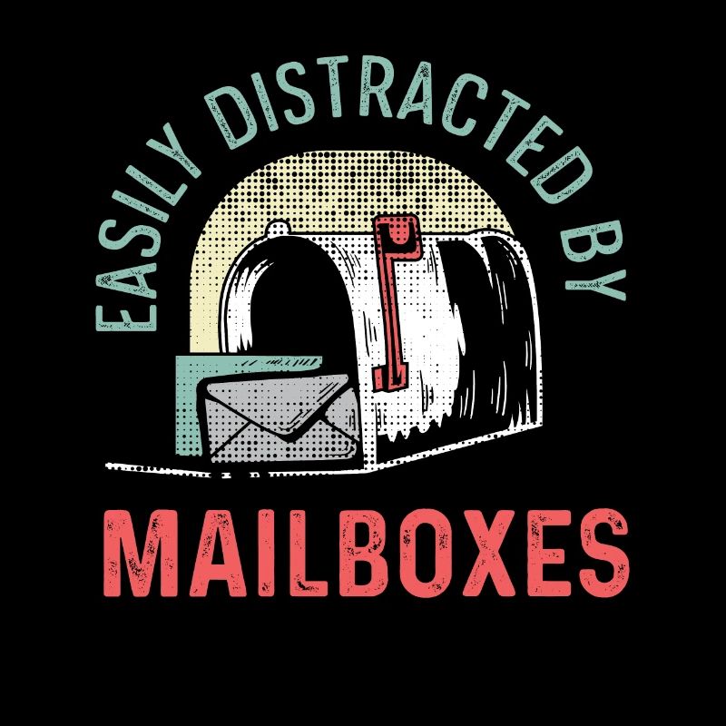 Distracted by mailboxes Committed worker Ges