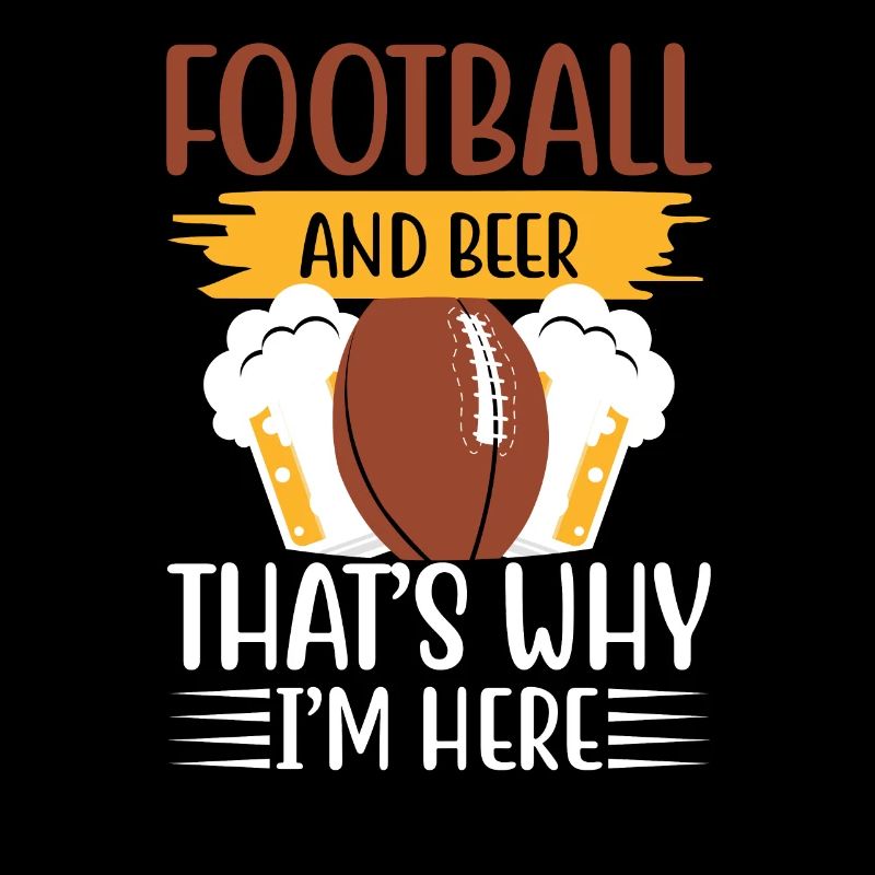 Fußball und Bier deshalb bin ich hier Tailgating