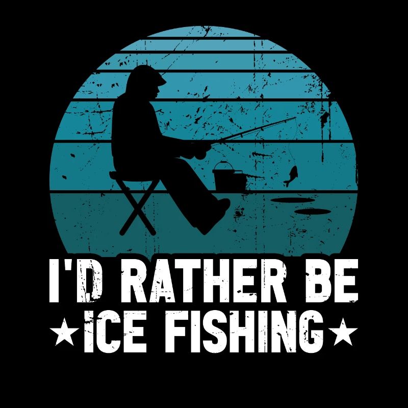 Je préfère pêcher sur glace