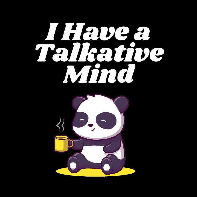 I have a talkative mind introverted
