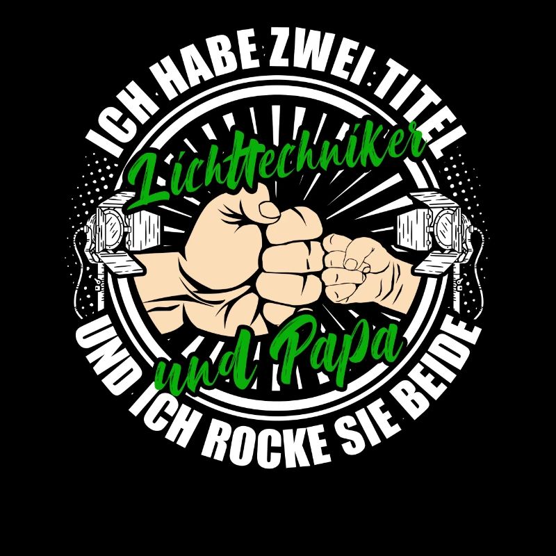 Papa und Lichttechniker Light-Crew Lichttechnik