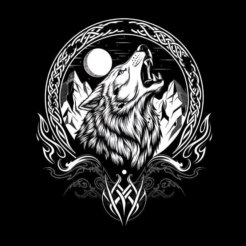 Wikinger-Wolf