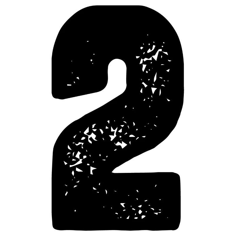 2 Number jersey