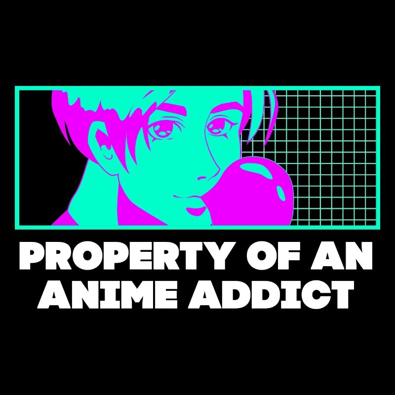 Eigenschaft eines Anime -Süchtigen lustigen Paare