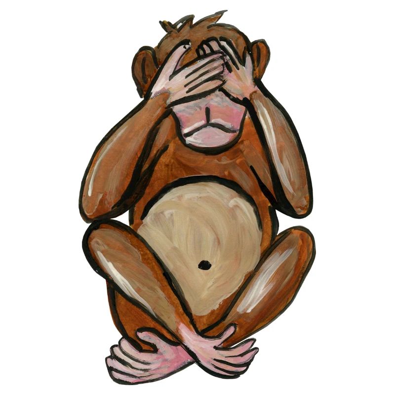 blind monkey - blind monkey - blinder affe cieca