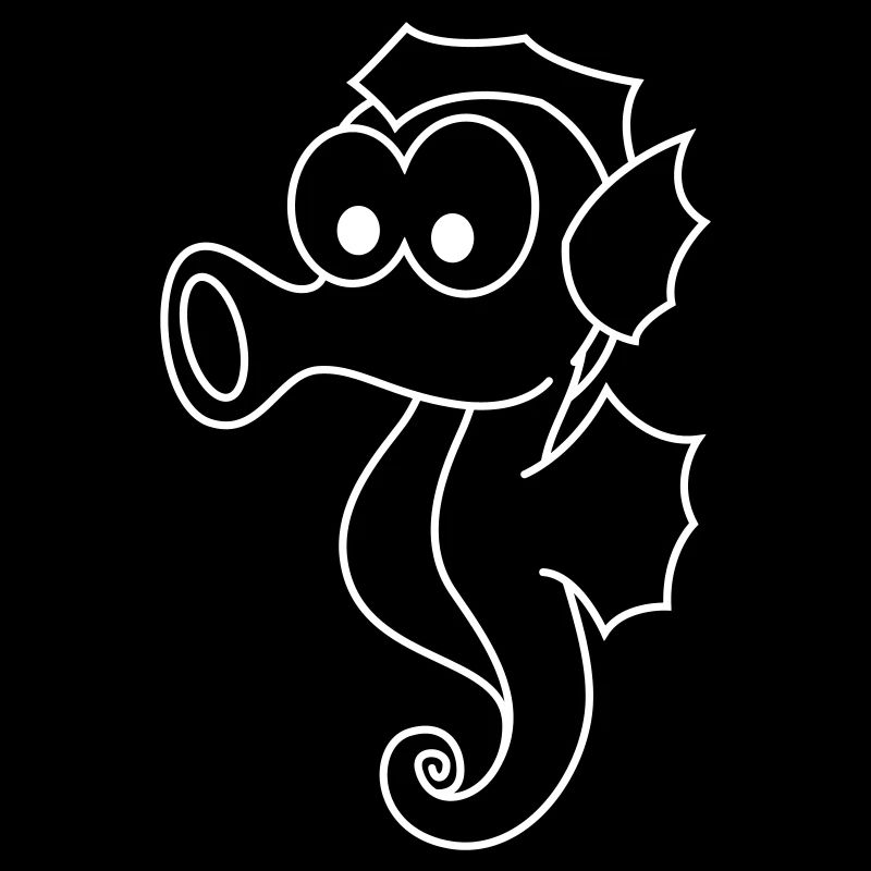 Hippocampe Comic Animal