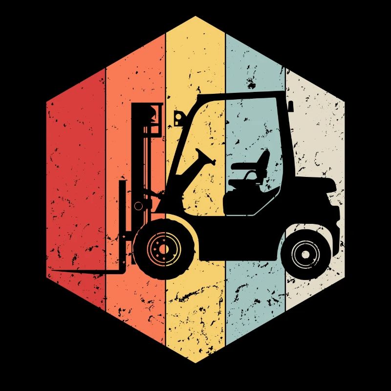 Vintage Forklift Operator