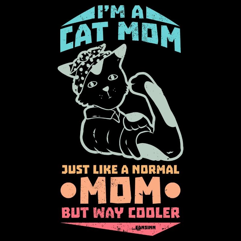 meilleur chat maman chat dame propriétaire de chat Geschen