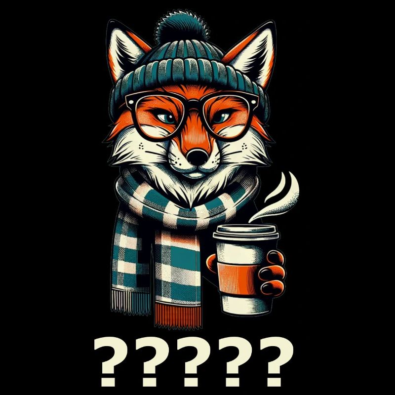 Fuchs Kaffee Fragezeichen