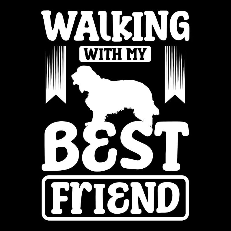 Walking with my best fiend cocker spaniel