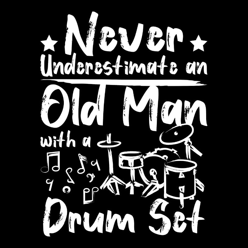 Never underestimate an old man with a drum set